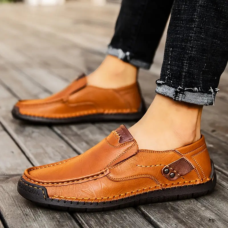 Cordoba™ | Mocasín de Cuero Premium – Liviano, Resistente y Natural