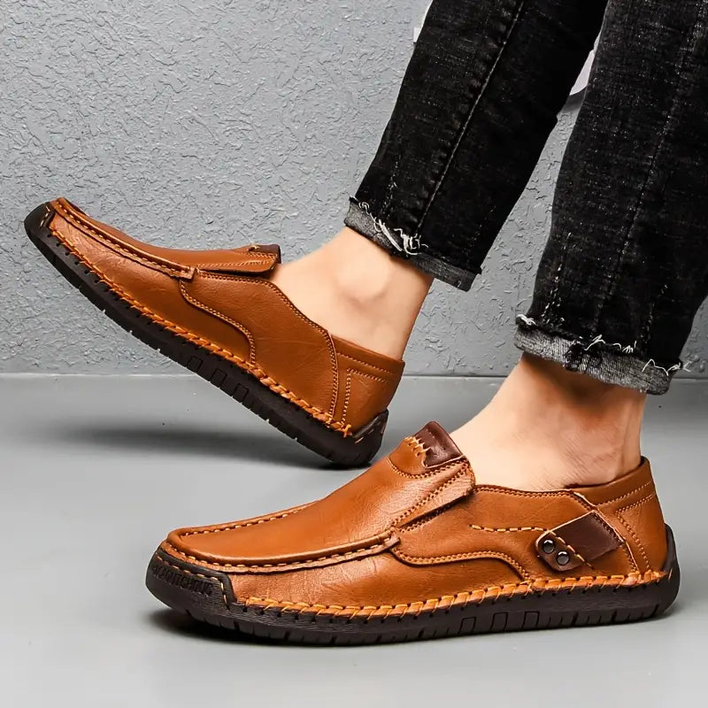 Cordoba™ | Mocasín de Cuero Premium – Liviano, Resistente y Natural