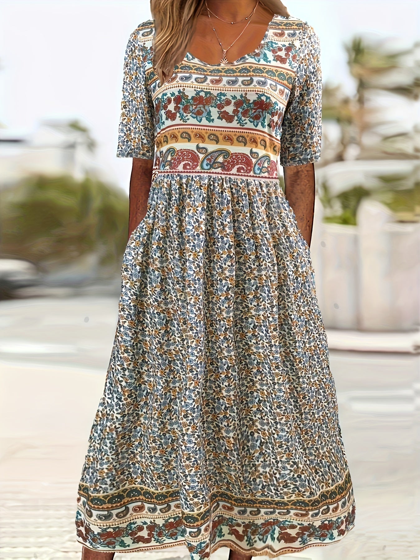 Éclat Paris™ | Vestido Provence – Caída Ligera y Sofisticación Natural