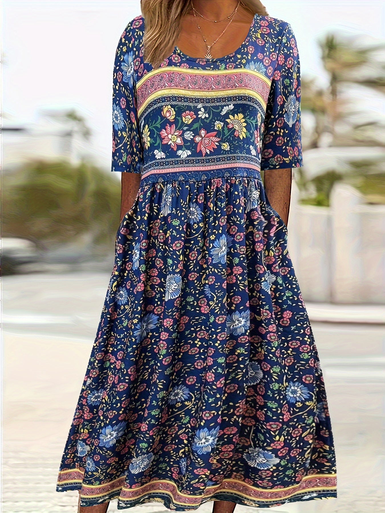 Éclat Paris™ | Vestido Provence – Caída Ligera y Sofisticación Natural