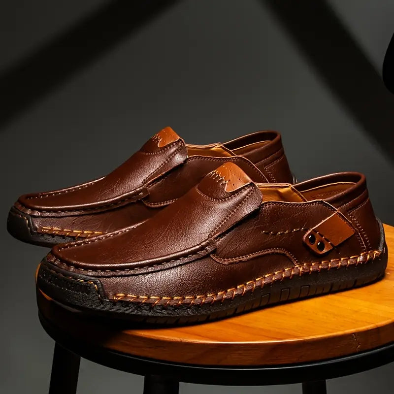 Cordoba™ | Mocasín de Cuero Premium – Liviano, Resistente y Natural