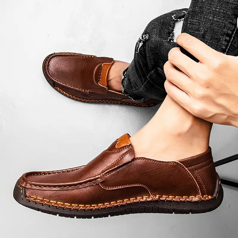 Cordoba™ | Mocasín de Cuero Premium – Liviano, Resistente y Natural